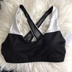Racer back sports bra